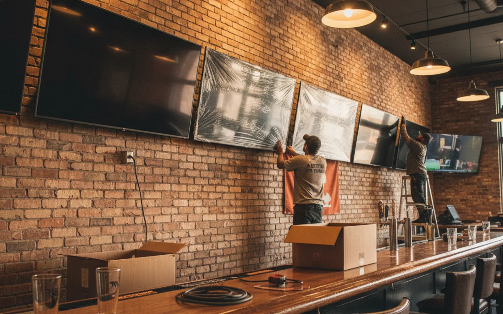Commercial TV Installation